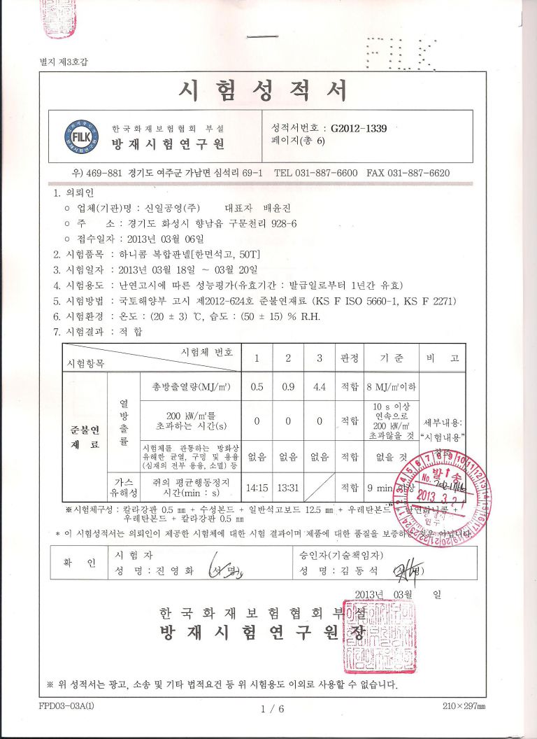 하니콤 복합판넬[50T]